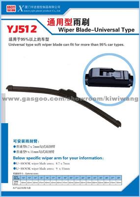 Windshield Wiper Blade Size from 300mm to 700mm