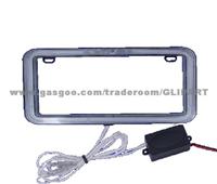 NEON LICENCE PLATE FRAME