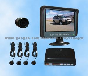 Video parking sensor with 3.5''TFT LCD monitor