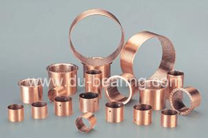 Bronze Thin-Wall Solid-Lubricant-Inlaid Bearing