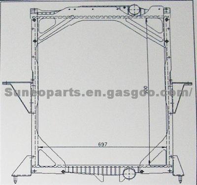 VOLVO Radiator 20460178/20517350/202536920/20722444