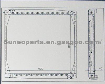 SCANIA Radiator 1327249/1397435/1408881/1442751