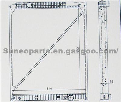 MERCEDES BENZ Radiator 9942 500 1203/2303/2803/2903