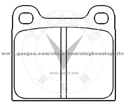 Brake Pad for Audi D31-7255