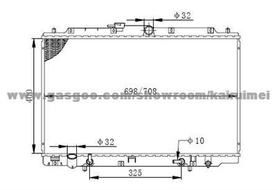 HONDA Radiator 19010-P8C-A51