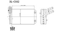 Heater core OE: 1H1819031A/191819031F