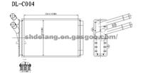 Heater core OE:8D1819030A/B