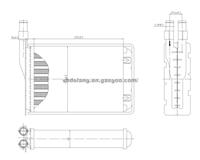 Heater Core OE:7701027078