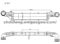 Auto Intercooler  for MERCEDES BENZ (OE: 2105001400)