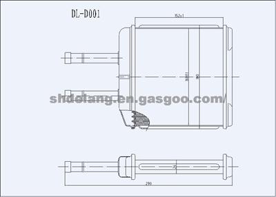 MATIZ 0.8 S-SE Brazed Heater 96314858