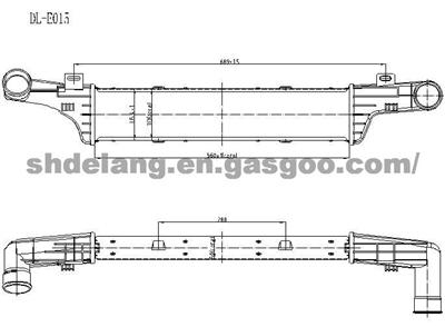 Auto Intercooler  for MERCEDES BENZ (OE: 2105000400)