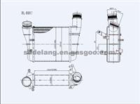 Charge Air Cooler for AUDI (8E0145805F)