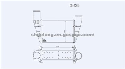 Charge Air Cooler for AUDI(058145805B )