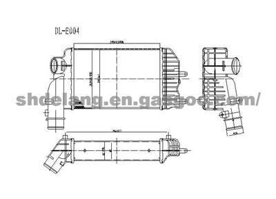 Auto Intercooler for CITROEN