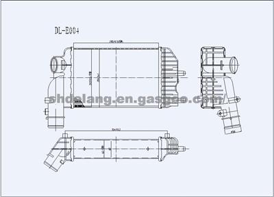 Citroen Charge Air Cooler (0384e4 1307012080 1340934080 )