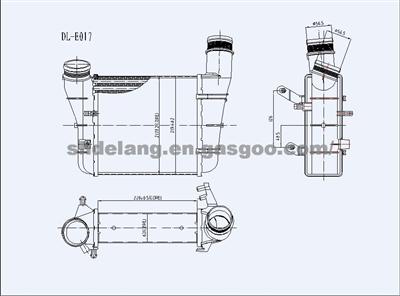 Charge Air Cooler for AUDI (8E0145805F)