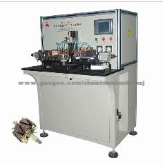 Electric slip ring double heads spot welding machine