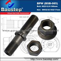 Wheel bolt, wheel hub bolt, wheel stud  BPW