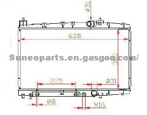 Toyota Probox(succeed Van ) 02-03 Radiator 16400-21210
