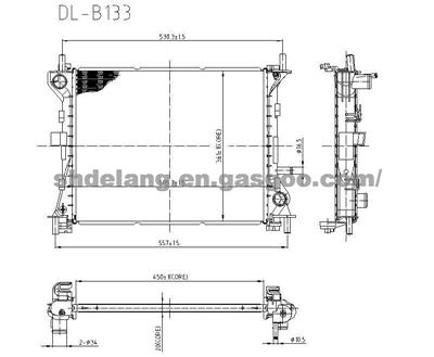 FORD Brazed Radiator 1132658  98AB8005JB   98AB8005JC