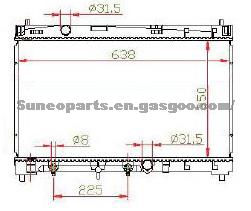 TOYOTA YARIS'07 Radiator 16400-21260
