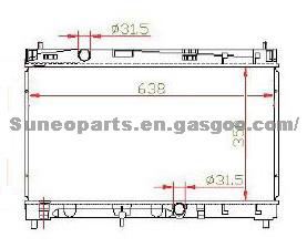 TOYOTA YARIS'07 Radiator 16400-21310