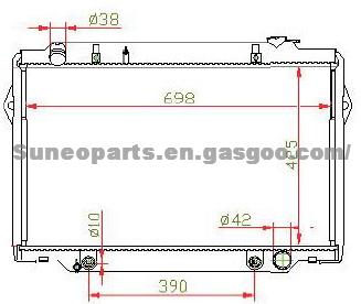 TOYOTA LANDCR UISER 95-98 Radiator 16400-66080