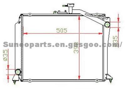 TOYOTA HIACE(GAS) Radiator 16400-75071