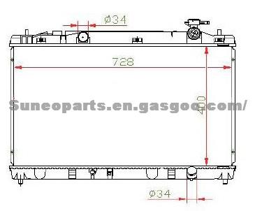 TOYOTA CAMRY 06 ACV40 Radiator