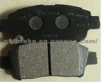 Toyota Yaris Brake Pad 04465-YZZCJ, 04465-59020