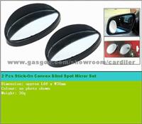 Pair Convex Stick-on Wide Angle Blind Spot Car Mirror