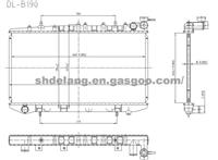 NISSAN  Brazed  Radiator  2141062J00 2141062J01 2141064J00