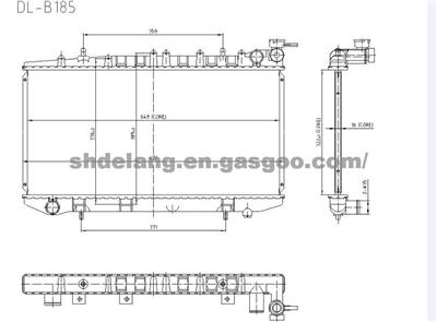 NISSAN  Brazed  Radiator  214100M500 2141058Y00