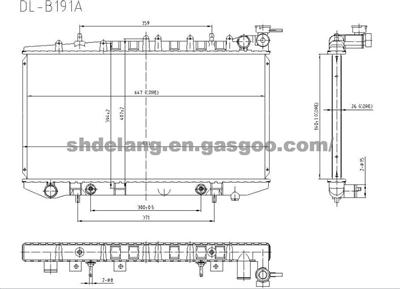 NISSAN  Brazed  Radiator  2146062J00 2146062J01 2141053J00