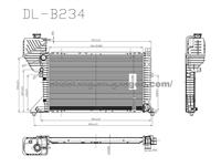 MERCEDES BENZ  Radiator  9015003500 9015003600 9015003900