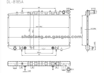 NISSAN  Brazed  Radiator  214500M511  214500M513