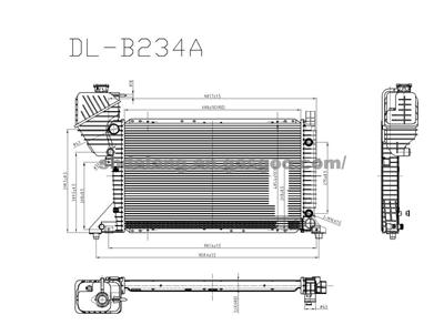 MERCEDES BENZ  Radiator  9015003800