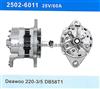 Deawoo 220- 3/ 5 DB58T1 Alternator 2502- 6011