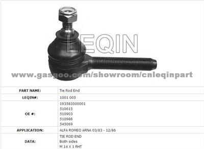 Tie Rod End for ALFA ROMEO