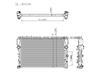 MERCEDES BENZ  Brazed  Radiator  2115001302 2115000102