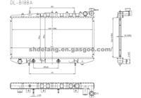 NISSAN  Brazed  Radiator  2115001302 2115000102