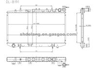 NISSAN  Brazed  Radiator  2141062J00 2141062J01 2141064J00