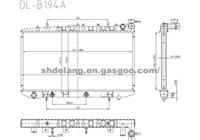 NISSAN  Brazed  Radiator  2146070N00