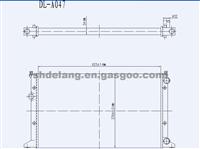 VOLKSWAGEN   Brazed  Radiator   1E0121253 1E0121253C 1EO121253 1EO121253C