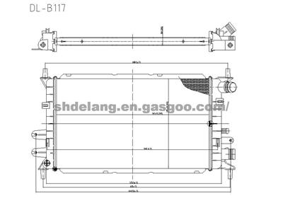 FORD Brazed  Radiator 91AB8005AF  91AB8005AG