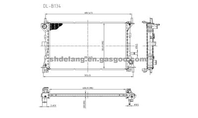 FORD  Brazed  Radiator  98AB8005DE     98AB8005DF