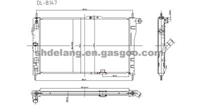 DAEWOO  Brazed  Radiator  96109532- A