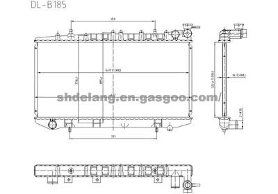 NISSAN  Brazed  Radiator  214100M500 2141058Y00