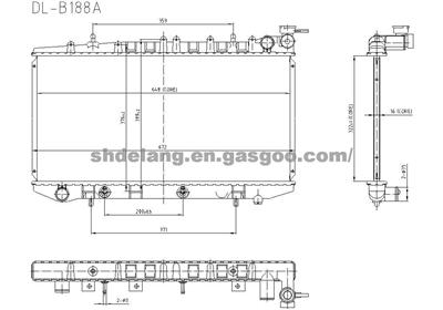 NISSAN  Brazed  Radiator  2115001302 2115000102