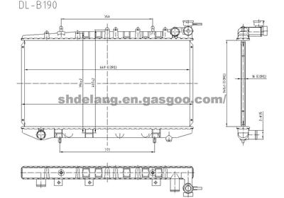 NISSAN  Brazed  Radiator  2141062J00 2141062J01 2141064J00